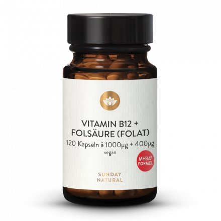 Vitamin B12 + Folsäure MH3A® + Quatrefolic® 1000µg + 400µg