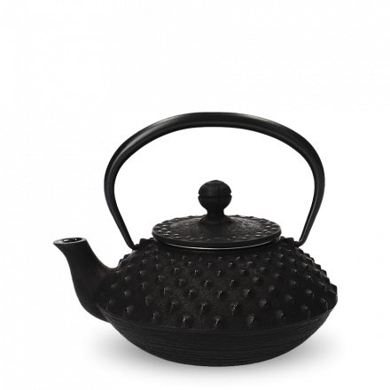 Iwachu Tetsu-Kyusu Hira-Arare Schwarz
