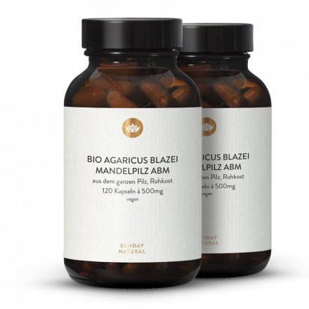Bio Agaricus Blazei Murill ABM Pulver Kapseln