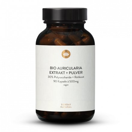 Bio Auricularia Extrakt + Pulver Kapseln