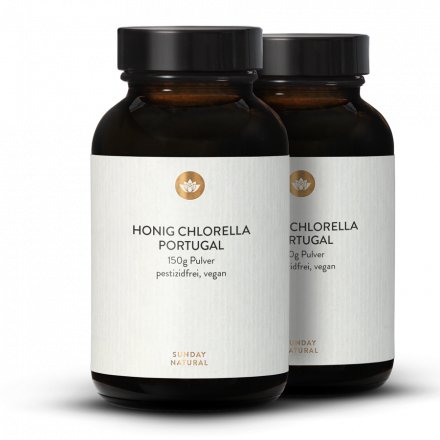 Chlorella Honig Pulver