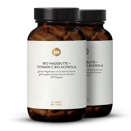 Bio Hagebutte + Vitamin C Bio Acerola