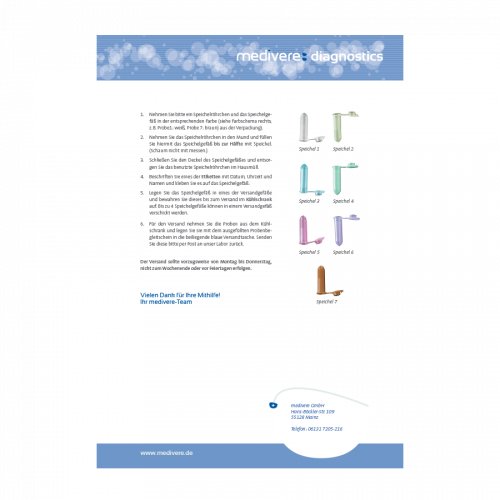 Cortisol Speicheltest zur Untersuchung des Stresshormons Cortisol im